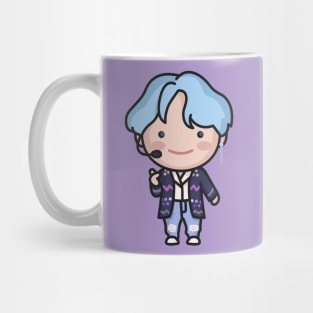 Cute Korean K-Pop Star Cartoon Mug